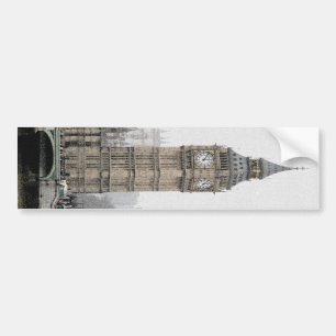 Big Ben London (Watercolor) Autoaufkleber