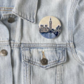 Big Ben London Watercolor Button (Beispiel)