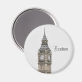 Big Ben London (Watercolor) Magnet (Vorderseite/Rückseite)