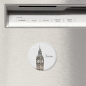 Big Ben London (Watercolor) Magnet (In Situ (Geschirrspüler))