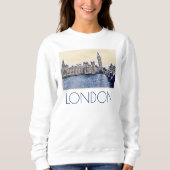 Big Ben London Watercolor Sweatshirt (Vorderseite)