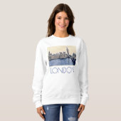 Big Ben London Watercolor Sweatshirt (Vorne ganz)