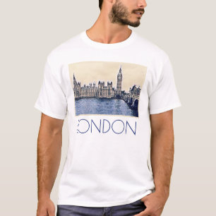 Big Ben London Watercolor T-Shirt