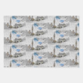 Big Ben London Wrapping Paper - UK Travel Geschenkpapier Set (Vorderseite 3)