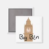 Big Ben Magnet (Vorderseite/Rückseite)
