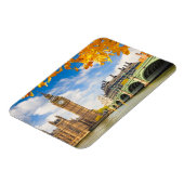 Big Ben mit Autumn Leaves, London Magnet (Linke Seite)