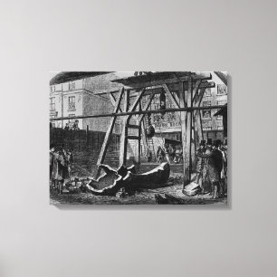 Big Ben oben brechen Leinwanddruck