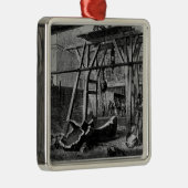 Big Ben oben brechen Silbernes Ornament (Rechts)
