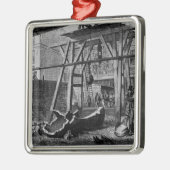 Big Ben oben brechen Silbernes Ornament (Links)
