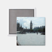 Big Ben on River Thames London Magnet (Vorderseite/Rückseite)