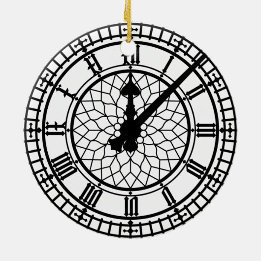 Big Ben Ornaments Keramik Ornament (Hinten)