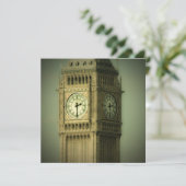 Big Ben, Palast von Westminster, London Dankeskarte (Stehend Vorderseite)