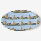 Big Ben Papierteller (Schrägansicht)