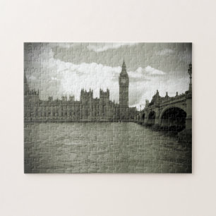 Big Ben Parlament in Schwarz & Weiß 11x14 - 252 pc Puzzle