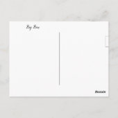 Big Ben Postcard Postkarte (Rückseite)