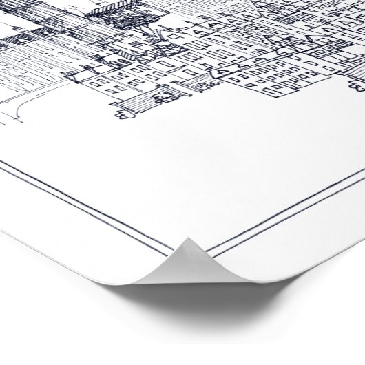 Big Ben Poster (Ecke)