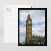 Big Ben Postkarte (Vorne/Hinten)