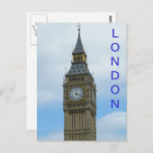 Big Ben Postkarte (Vorne/Hinten)