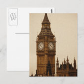 Big Ben Postkarte (Vorne/Hinten)