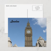 Big Ben Postkarte (Vorne/Hinten)