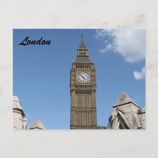 Big Ben Postkarte (Vorderseite)