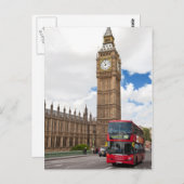 Big Ben Postkarte (Vorne/Hinten)