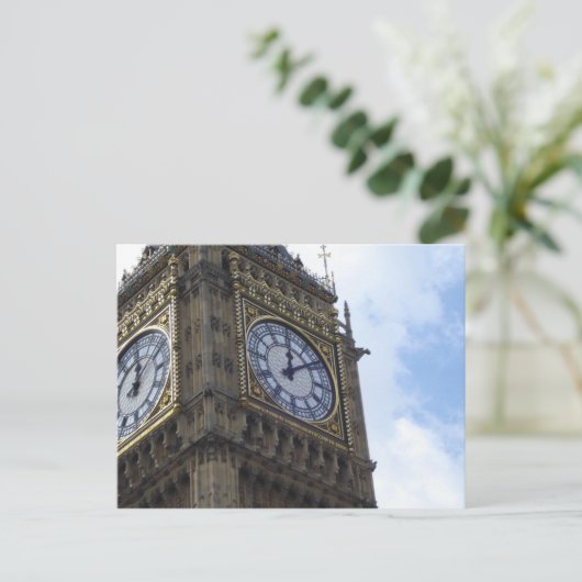 Big Ben Postkarte (Stehend Vorderseite)