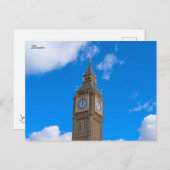 Big Ben Postkarte (Vorne/Hinten)