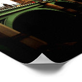 Big Ben Queen Elizabeth Tower Westminster Bridge Poster (Ecke)