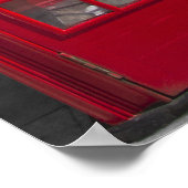 Big Ben Red Telefone Box Poster (Ecke)