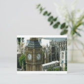 Big Ben Tower London Postkarte (Stehend Vorderseite)