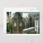 Big Ben Tower London Postkarte (Vorne/Hinten)