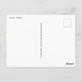 Big Ben, Turmuhr - London Postkarte (Rückseite)