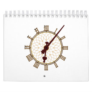 Big Ben Uhren-Gesichter und Handdetails Kalender
