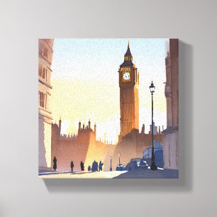 Big Ben Uhrenturm   London England UK Leinwanddruck