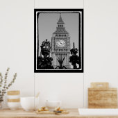 "Big Ben" Uhrturm im Westminster Palace Poster (Küche)
