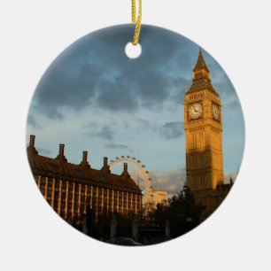 Big Ben-Uhrverzierung Keramikornament