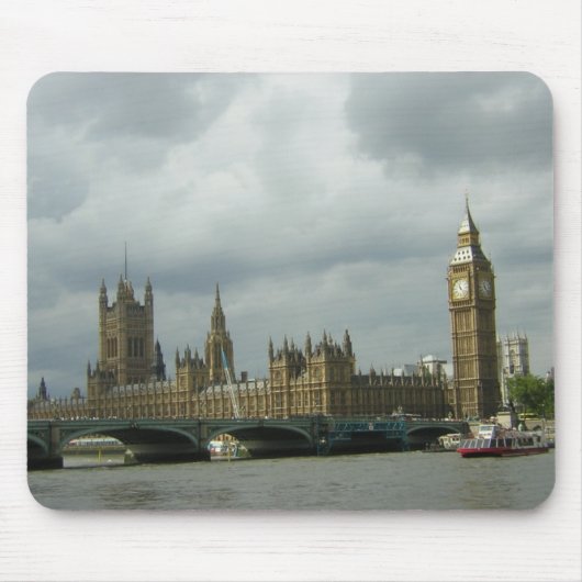 Big Ben und die Häuser des Parlaments Mousepad (Vorne)