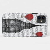 Big Ben und glühende Luft-Ballone Case-Mate iPhone Hülle (Rückseite (Horizontal))