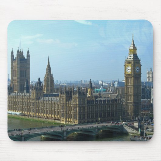 Big Ben und Häuser des Parlaments - London Mousepad (Vorne)