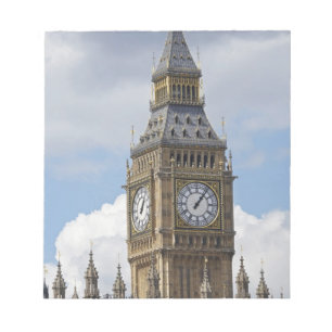 Big Ben und Houses of Parliament, London, Notizblock