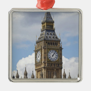 Big Ben und Houses of Parliament, London, Ornament Aus Metall
