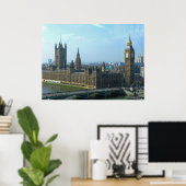 Big Ben und Houses of Parliament - London Poster (Heimbüro)