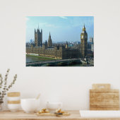 Big Ben und Houses of Parliament - London Poster (Küche)
