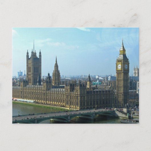 Big Ben und Houses of Parliament - London Postkarte (Vorderseite)