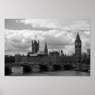Big Ben und Parlament (London) Poster