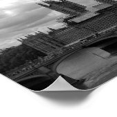 Big Ben und Parlament (London) Poster (Ecke)