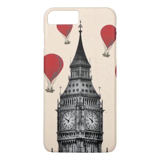 Big Ben und Red Hot Air Balloons 2 Case-Mate iPhone Hülle (Rückseite)