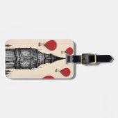 Big Ben und Red Hot Air Balloons 2 Gepäckanhänger (Vorderseite horizontal)