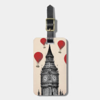 Big Ben und Red Hot Air Balloons 2